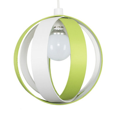 ValueLights Green Modern Fabric Globe Ceiling Pendant Light Shade