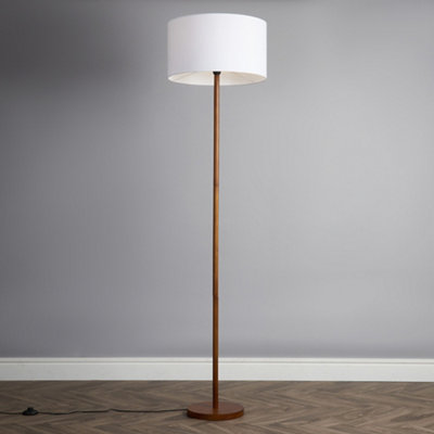 ValueLights Heather Wood Floor Lamp