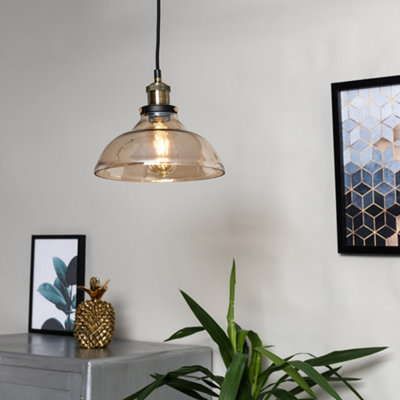 Black and gold industrial deals ceiling light