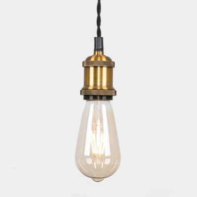 Single bulb deals industrial light fixture