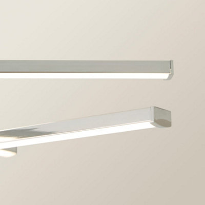 ValueLights Infinity Chrome Adjustable Crossover Integrated LED Ceiling Light