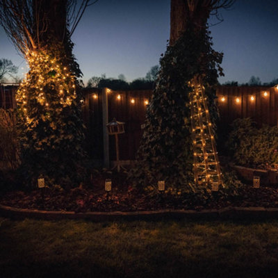 ValueLights IP44 Rated Battery Operated Outdoor Decorative Integrated ...