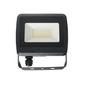ValueLights LED 30w IP65 Black Outdoor Garden Flood Wall Light In Cool White