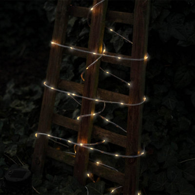 ValueLights LED Battery Operated Festive Outdoor 10M Warm White Strip Lights With Remote Control
