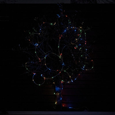 ValueLights LED Battery Operated Festive Outdoor 5M Multi-Coloured Strip Lights With Remote Control