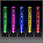 ValueLights LED Colour Changing Novelty Sensory Tower Fish Bubble Lamp - 80cm