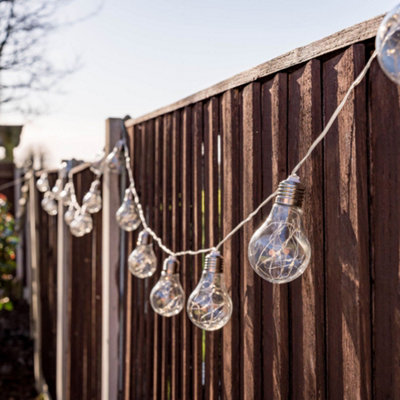 ValueLights LED Pair Of0 IP44 Rated Battery Operated Outdoor Festoon ...