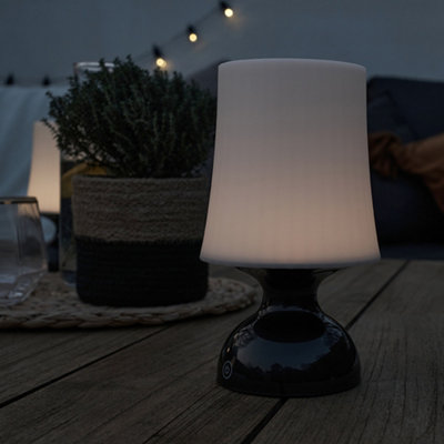 Black touch deals table lamp