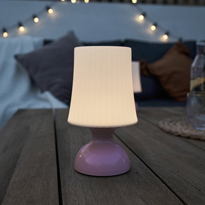 Wireless lamp store for table