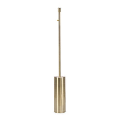 ValueLights Lexy Antique Brass Rotary Dimmer Switch Floor Lamp Base