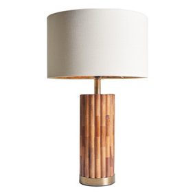 ValueLights Lina Wood Table Lamp