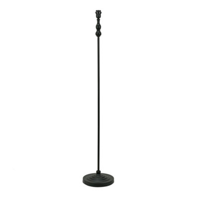 ValueLights Maggie Black Metal Candlestick Slim Floor Lamp Base