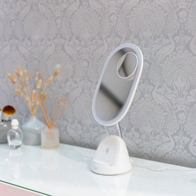 ValueLights Make Up Mirror With Wireless Phone Charging Station