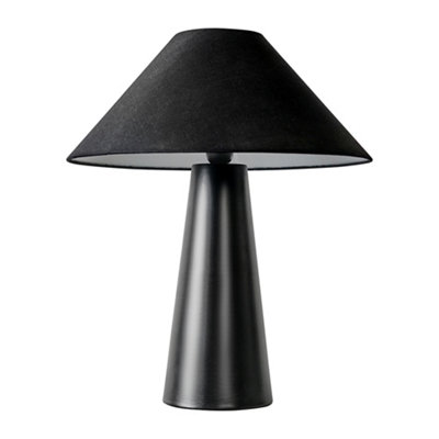 Black cone 2024 lamp shade