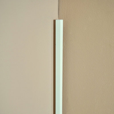 ValueLights Modern 25W LED Tri-Bar White Corner Floor Lamp Warm White