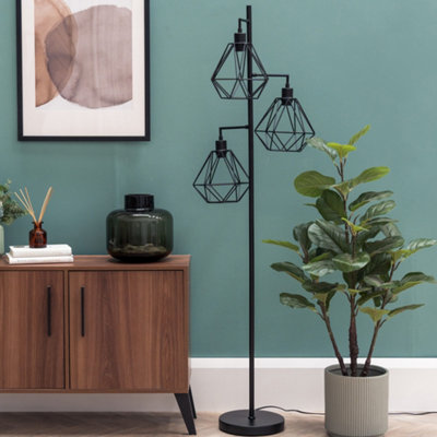 Geometric deals standing lamp