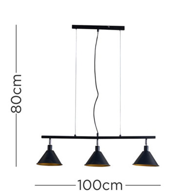 Black drop store ceiling lights