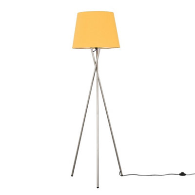 Floor store lamp mustard