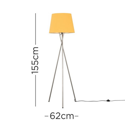 Floor lamp hot sale mustard shade