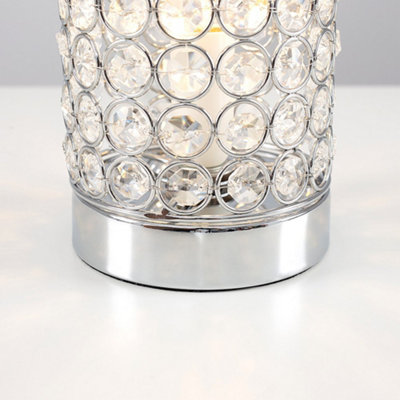 Crystal on sale cylinder lamp