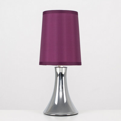 Purple store bedside lamps