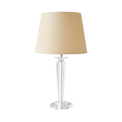 Crystal base floor deals lamp