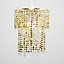 ValueLights Modern Decorative Gold Jewel Acrylic Bead Ceiling Pendant Light Shade