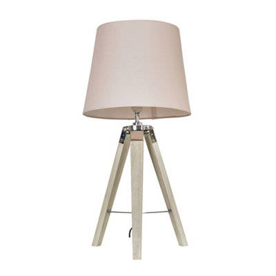 Pink tripod table lamp new arrivals