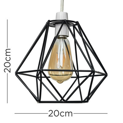 Grey cage on sale light shade