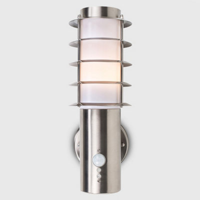 ValueLights Modern Outdoor Decorative PIR Sensor Stainless Steel