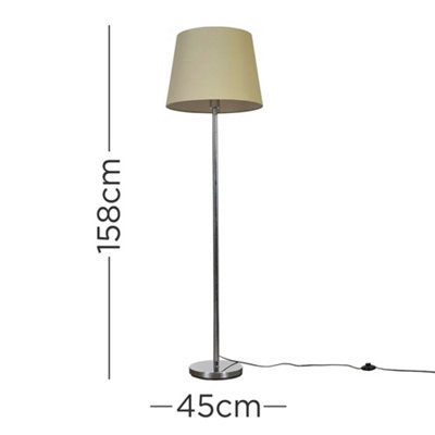 Standard floor clearance lamp height