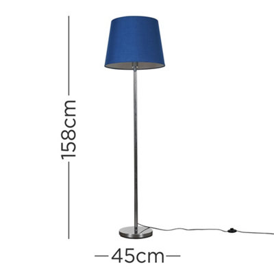 Chrome standard deals floor lamps