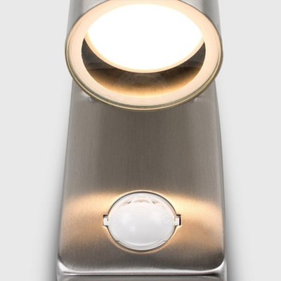 ValueLights Modern Stainless Steel IP44 Rated PIR Motion Sensor Up Down ...