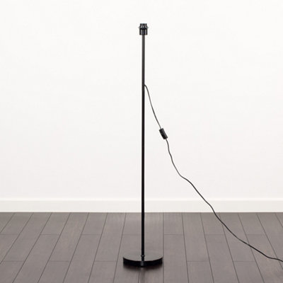ValueLights Modern Standard Black Metal Finish Floor Lamp Base