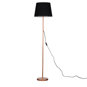 ValueLights Modern Standard Floor Lamp Base In Copper Metal Finish