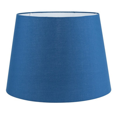 ValuelIghts Modern Tapered Table Floor Lamp Light Shade With Blue Fabric Finish