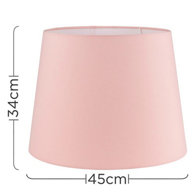 ValuelIghts Modern Tapered Table Floor Lamp Light Shade With Pink Fabric Finish