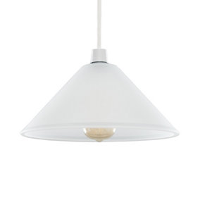 ValueLights Modern White Frosted Glass Ceiling Light Shade