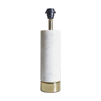 Valuelights Modern White Marble And Brass Cylinder Table Lamp Base~5016529259121 01c MP?$MOB PREV$&$width=768&$height=768