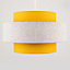 ValueLights Mustard And Grey Herringbone Modern Ceiling Pendant Light Shade