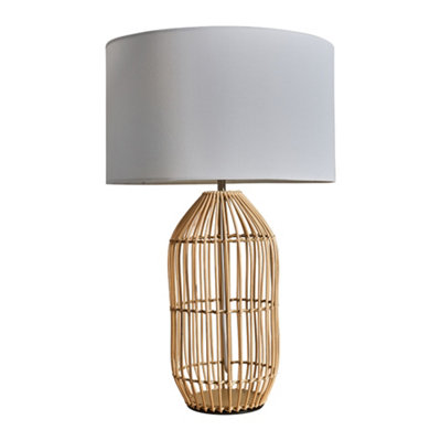 ValueLights Natural Table Lamp | DIY at B&Q