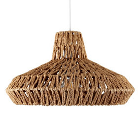 ValueLights Natural Woven Natural Ceiling Pendant Light Shade Weave Rope Lampshade