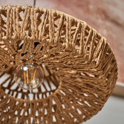 Diy woven deals lampshade