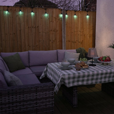 ValueLights Outdoor RGBIC Smart Festoon Lights, IP65 Waterproof String Lights, with App Control and Music Sync