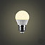 ValueLights Pack of 10 4w LED ES E27 Golfball Energy Saving Long Life Light Bulbs 3000K Warm White