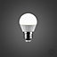 ValueLights Pack of 2 4w LED ES E27 Golfball Energy Saving Long Life Light Bulbs 6500K Cool White