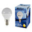 ValueLights Pack of 2 4w LED SES E14 Golfball Energy Saving Long Life Light Bulbs 3000K Warm White
