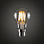 ValueLights Pack of 2 Retro Style 6w LED Filament BC B22 GLS Light Bulbs - Warm White 2700K