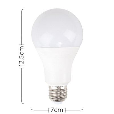 ValueLights Pack of 6 High Power 15w LED ES E27 GLS Energy Saving Long Life Bulb - 6500K Cool White