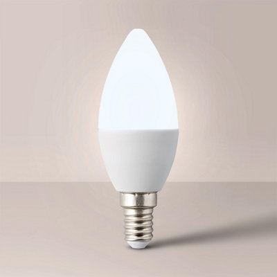 ValueLights Pack of 6 Thermal Plastic 4w High Power LED SES E14 40w ...